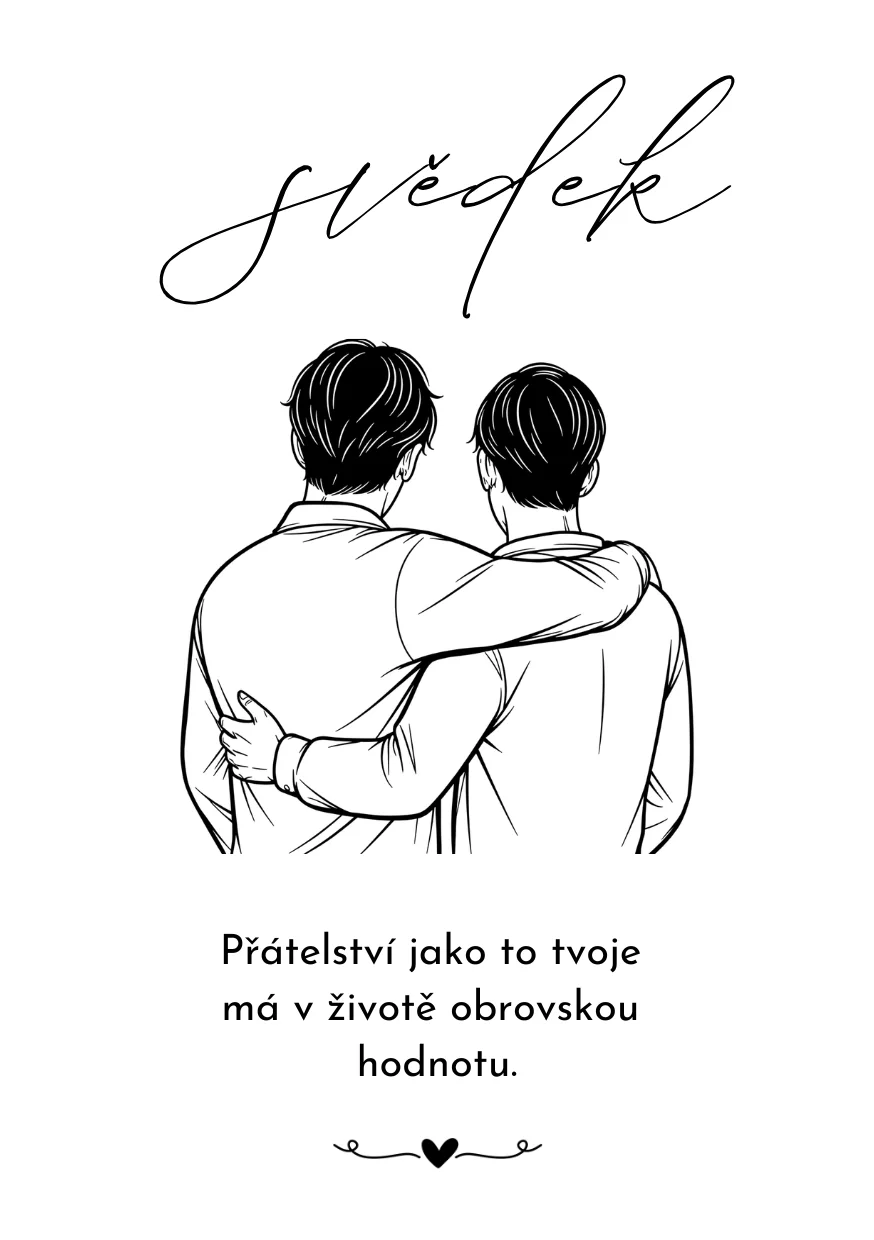Kartička svědek ČB