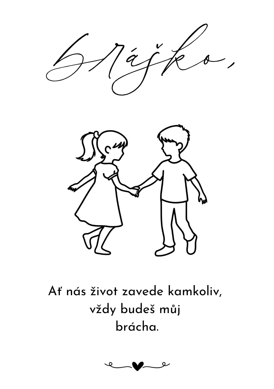 Kartička bráška ČB