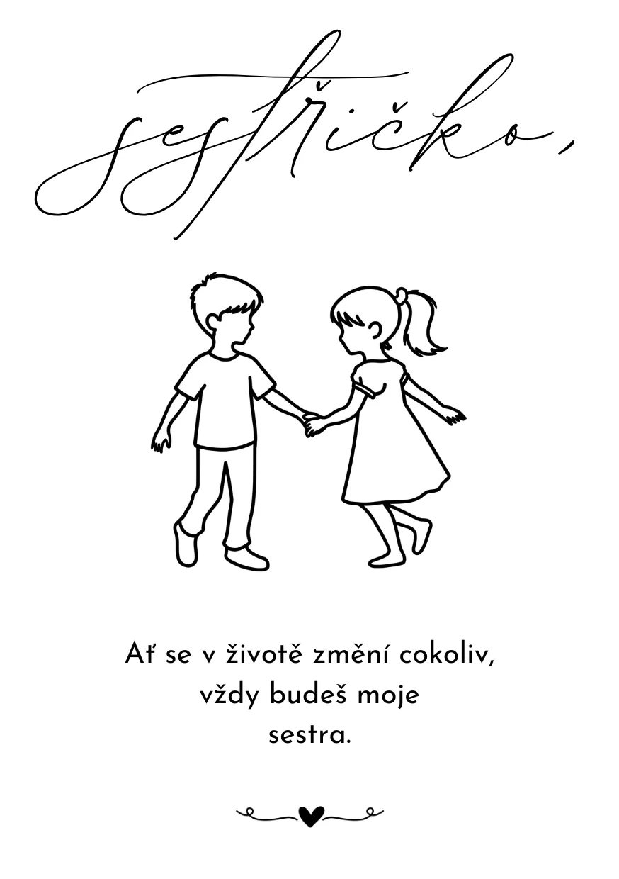 Kartička sestšička ČB